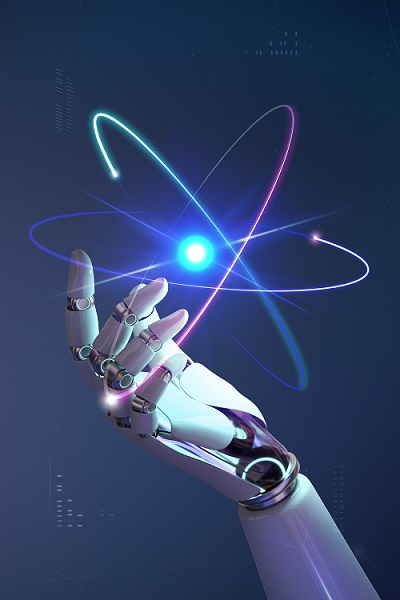 imagen de energia nuclear con IA
